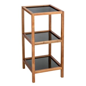 Wenko Bad- und Wohnregal Fondi 3 Etagen 36 cm x 79 cm x 36 cm Akazie