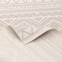 Beiger Pergamon Outdoor Teppich Ottawa mit Ethno-Muster, 140x200 cm. Flachgewebe, geeignet für Innen- und Außenbereich.