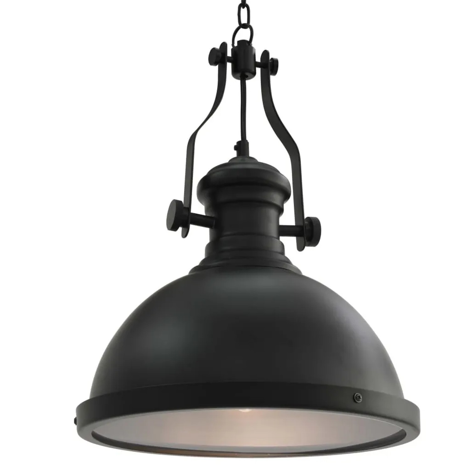 vidaXL Deckenleuchte Schwarz Rund E27 281624