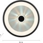 Schwarze LED-Deckenleuchte Vertigo (Ø 46,5 cm) mit Kristall-Effekt für stimmungsvolles Licht.