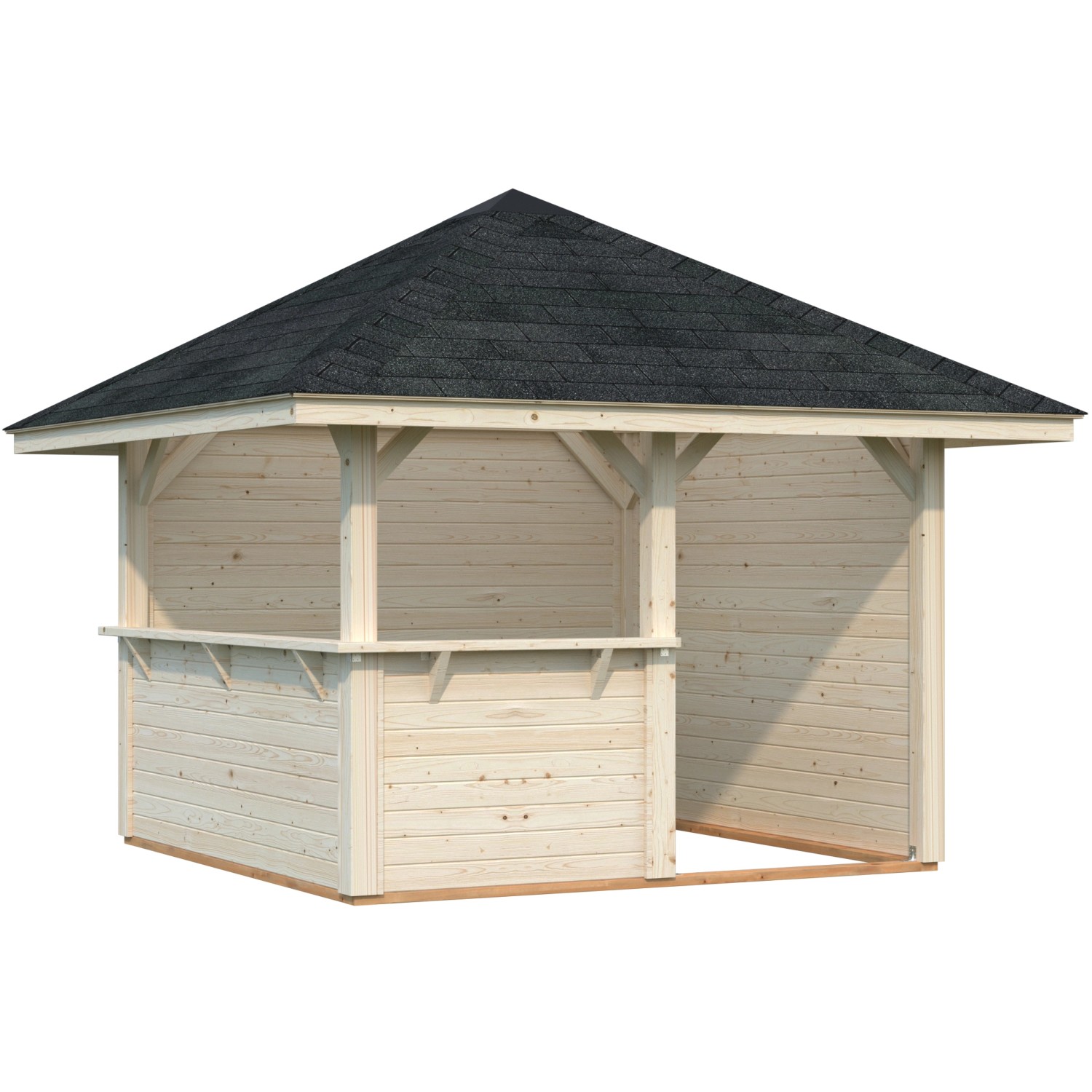 Palmako Holzpavillon "Bianca 8,3 m² Set 3", BxTxH: 300x300x323 cm günstig online kaufen