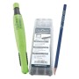 Pica Big Dry Zimmermannsbleistift-Set mit grünem Marker, blauem vasalat Bleistift und 12 Graphit 2B Ersatzminen.