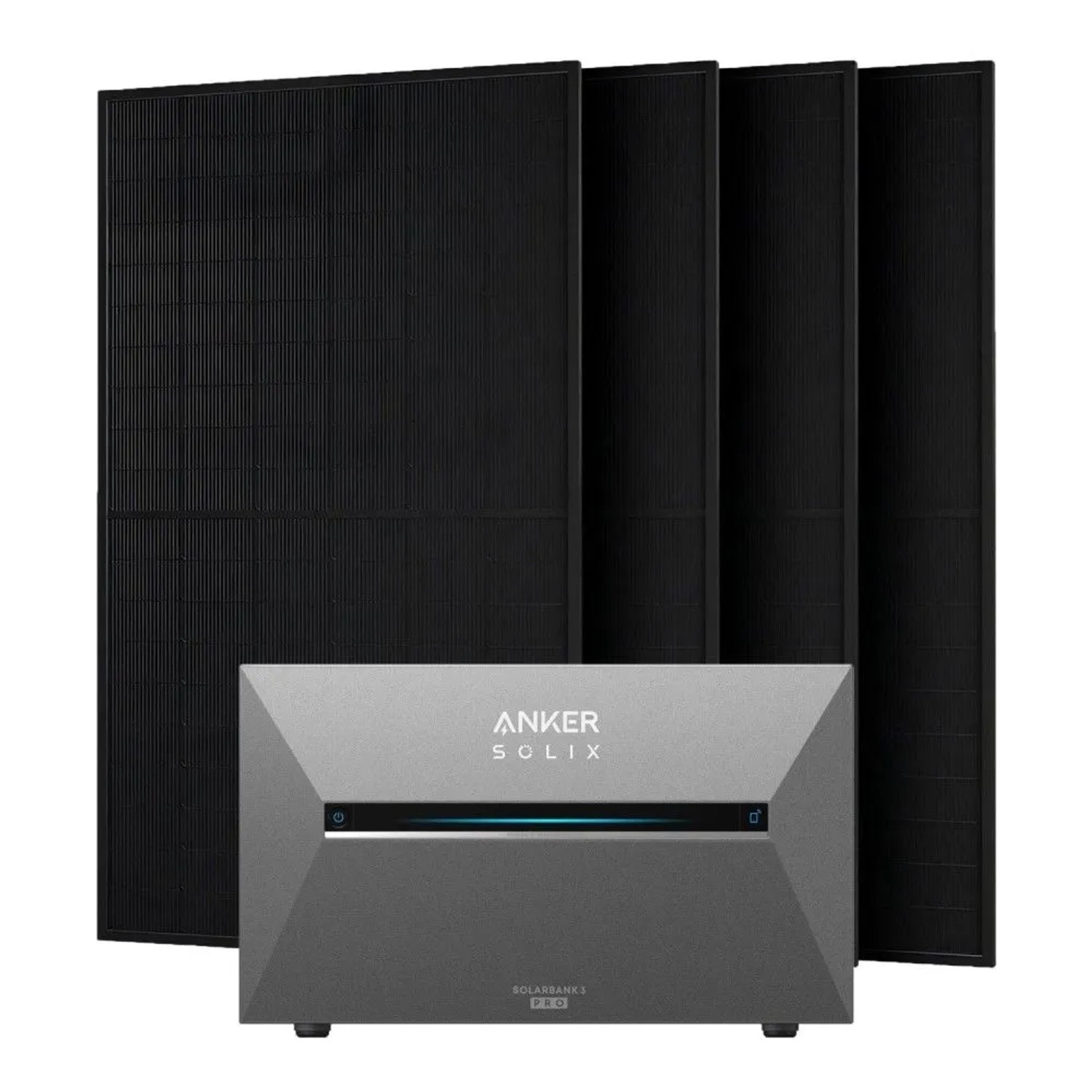 Anker SOLIX 2020 W Balkonkraftwerk mit Solarbank 3 Pro ohne Halterung