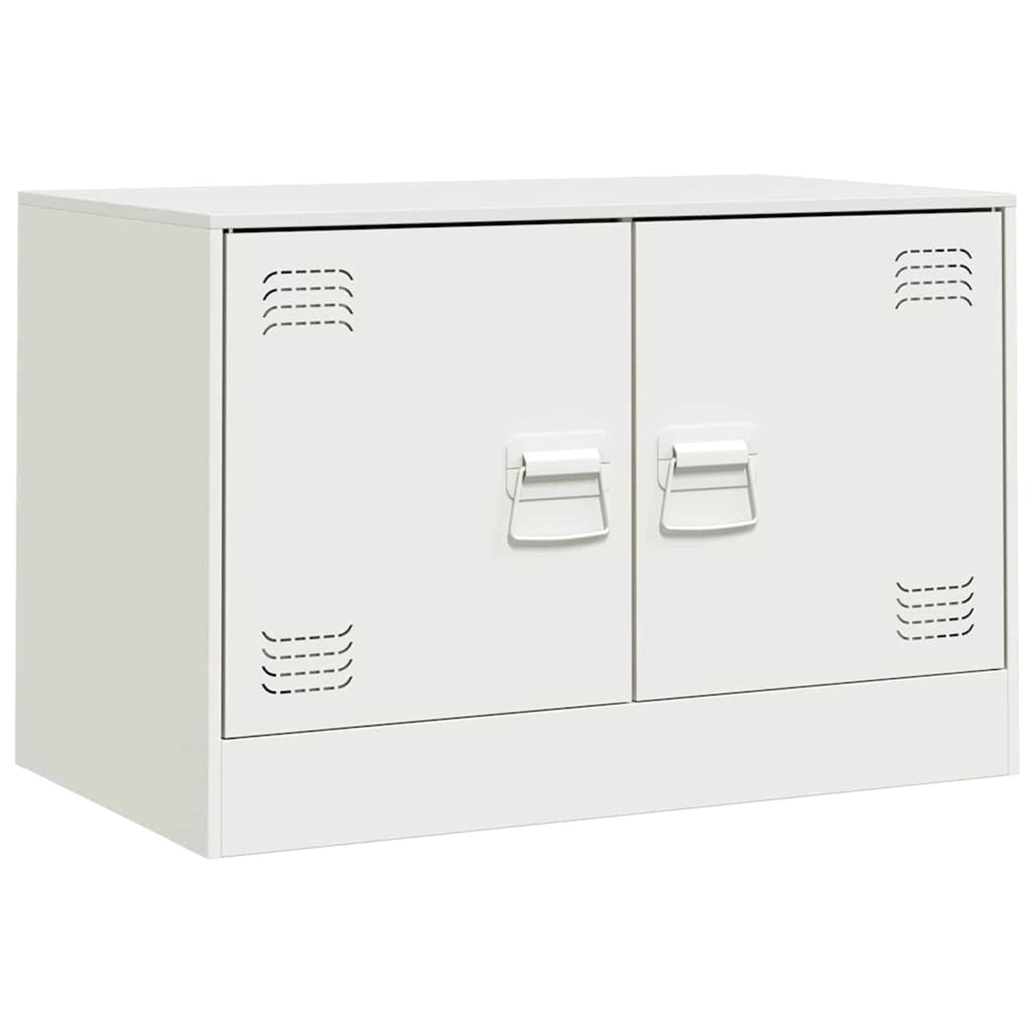 vidaXL TV-Schrank Weiß 67x39x44 cm Stahl 841641 günstig online kaufen
