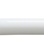 Weiße LUX Ablaufverbindung für Doppelspüle, 44,8/47,8 mm, aus Kunststoff.