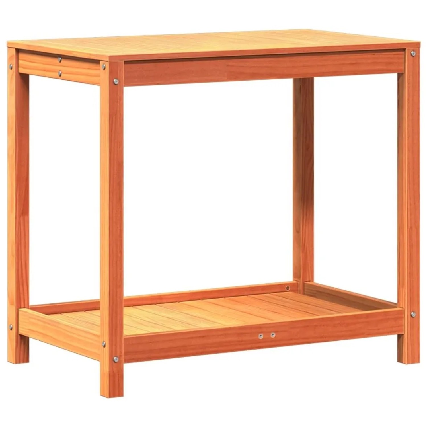 vidaXL Pflanztisch Ablage Wachsbraun 82,5x50x75 cm Massivholz Kiefer 844631