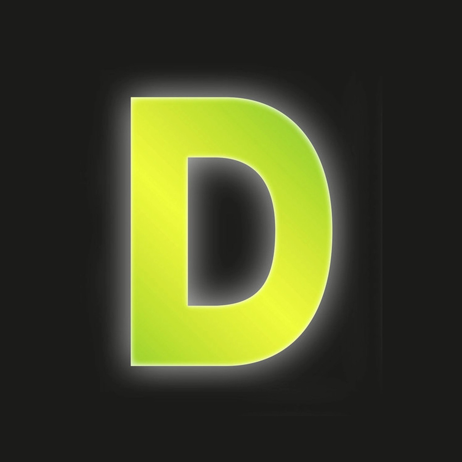 Conacord Klebebuchstabe D Reflektierend 8 cm Gelb günstig online kaufen