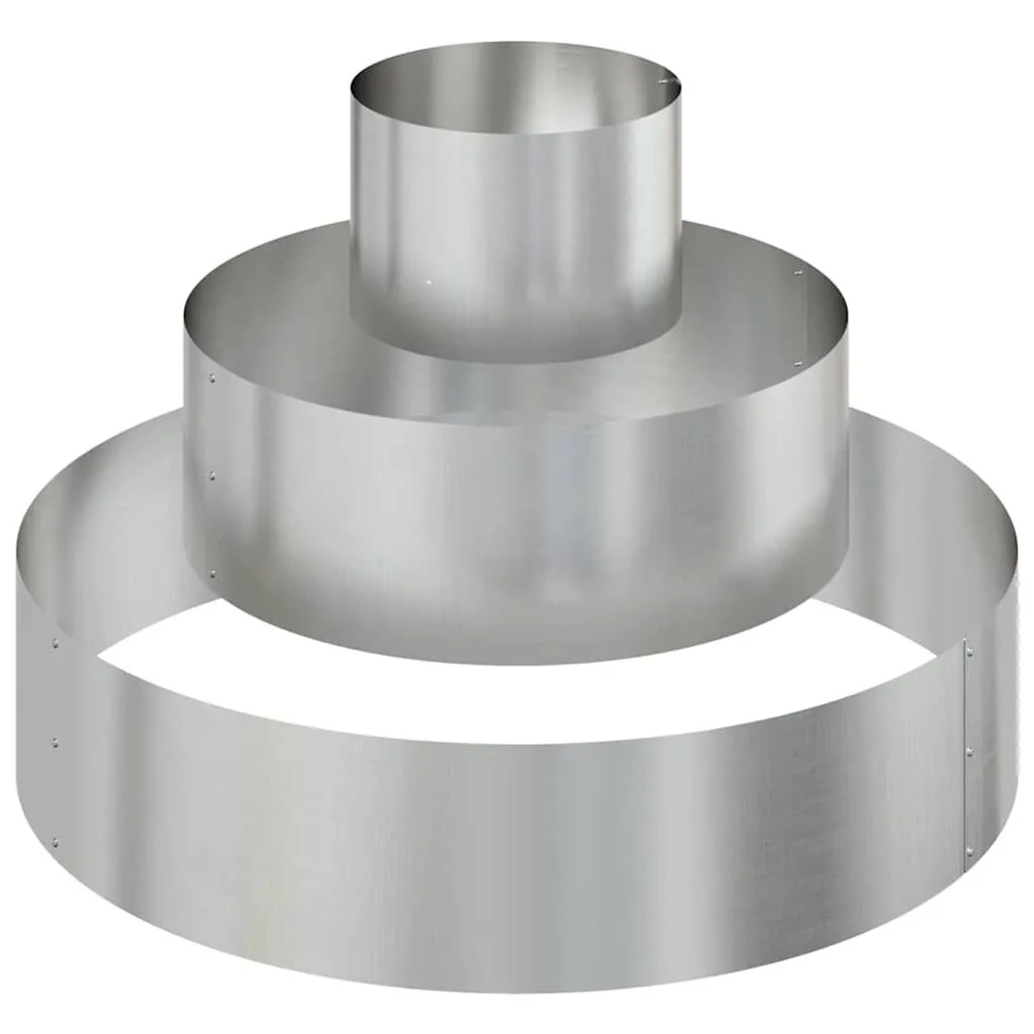 vidaXL Garten-Pflanzgefäß Silber 90 x 90 x 20 cm Verzinkter Stahl 873653 günstig online kaufen