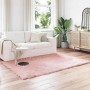 vidaXL Kunstschaffell Teppich Tafalla Rosa 120 x 170 cm Polyester 42021548_2