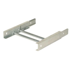 Haemmerlin Leiterelement, 0,5 m, Stahlgrau, mit 2 Schnellbolzen für Baugeräte.