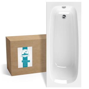 Calmwaters Rechteck-Badewanne Original 180x80 cm aus Acryl, mit Verpackung.