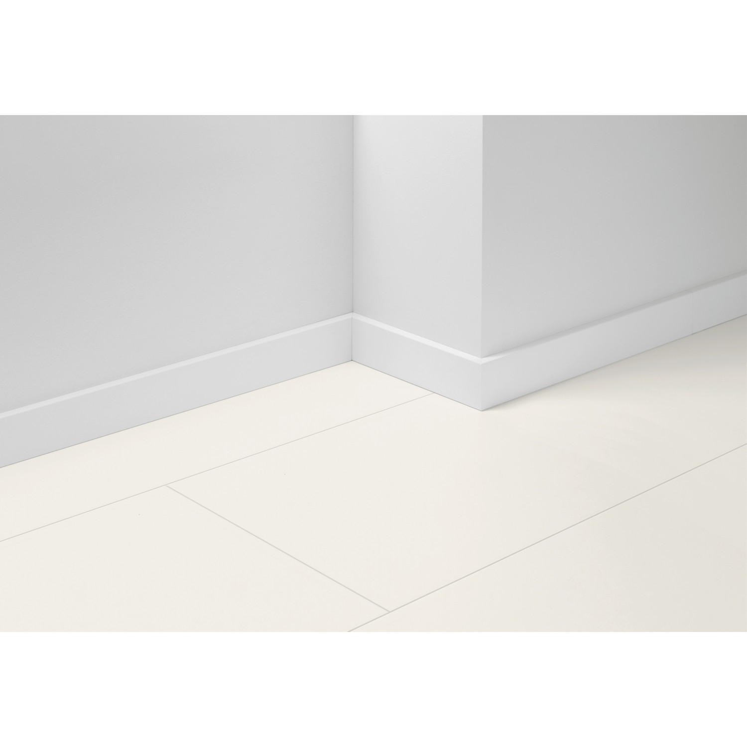 Parador Sockelleiste SL 18 Uni Weiß 70 mm x 17 mm Länge 2.200 mm