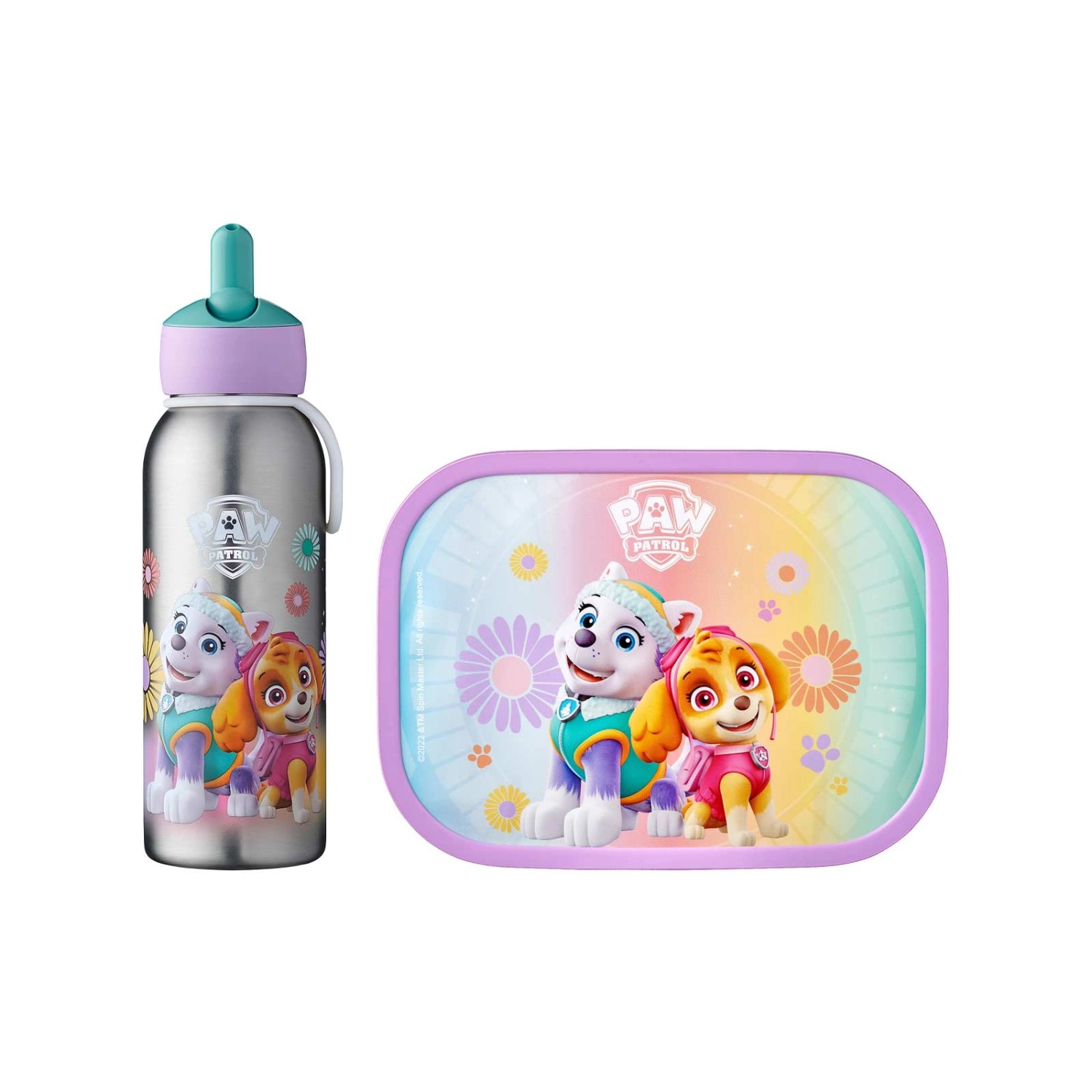 Mepal Campus Lunchset 2-teilig aus Thermoflasche und Brotdose Paw Patrol Girls