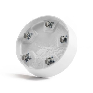 Ecopots Untersetzer Amsterdam Rollen, weiß, 28,7 cm. Untersetzer mit Rollen für Blumentöpfe.