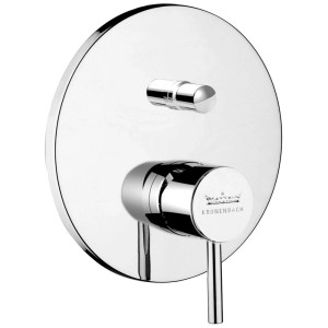Kronenbach Unterputz-Wannenarmatur AQA 2.0, Chrom, mit Umsteller für Wanne/Brause.