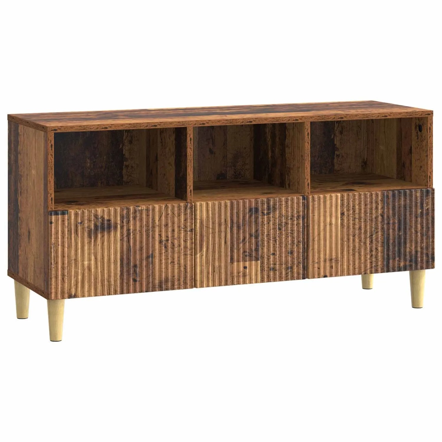 vidaXL TV-Schränk Altholz 102 x 34,5 x 50 cm Holzwerkstoff 894683