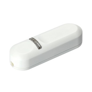 Weißer Orion Lightstyle Schnurdimmer für LED und Halogen Lampen.