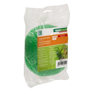 Windhager Vogelschutznetz Rational, 4x5m, grünes Netz zum Schutz vor Vogelfraß.