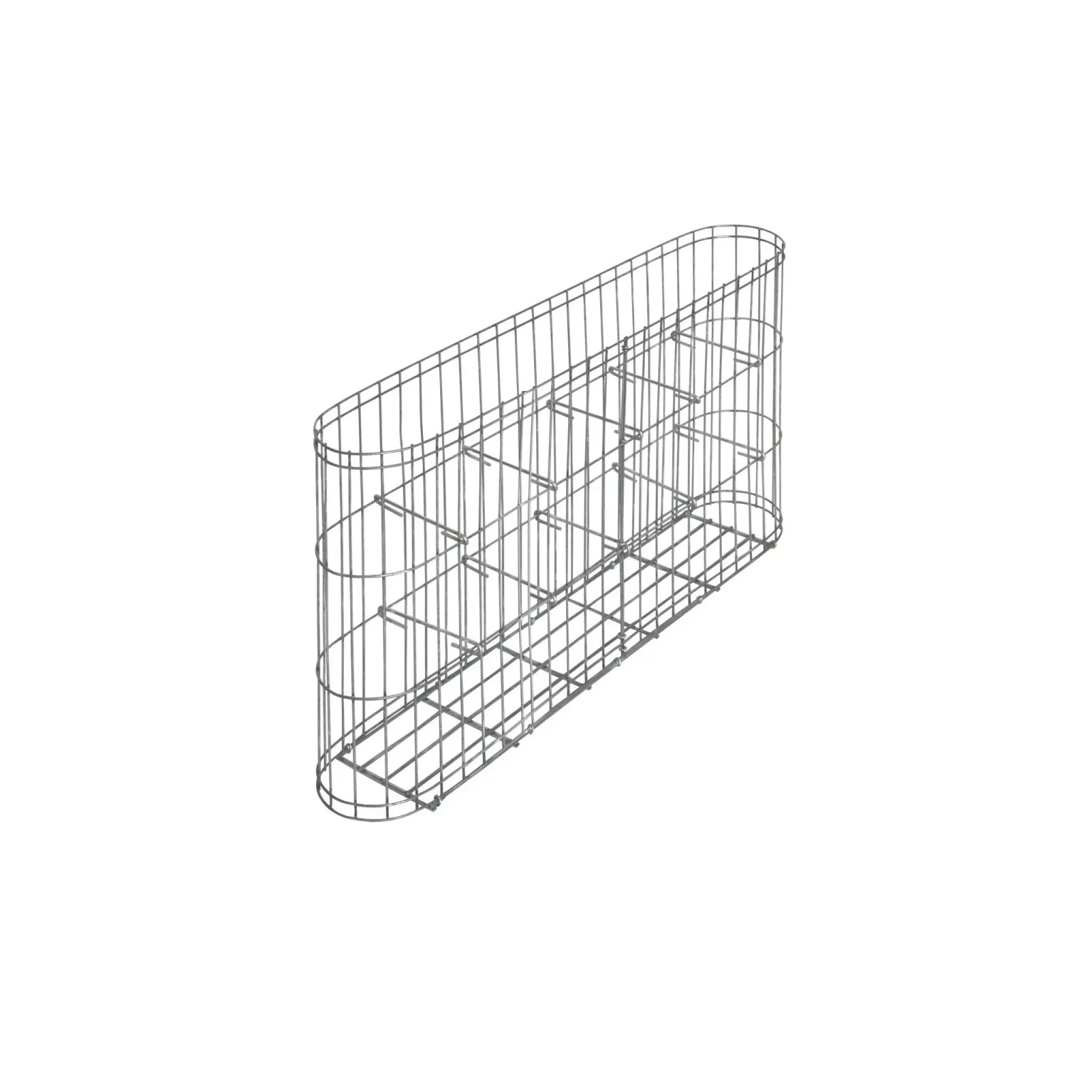 Bellissa Gabionen-Korb Leonardo, 60x30x10 cm, für Garten-Einfassungen und Mauersysteme.