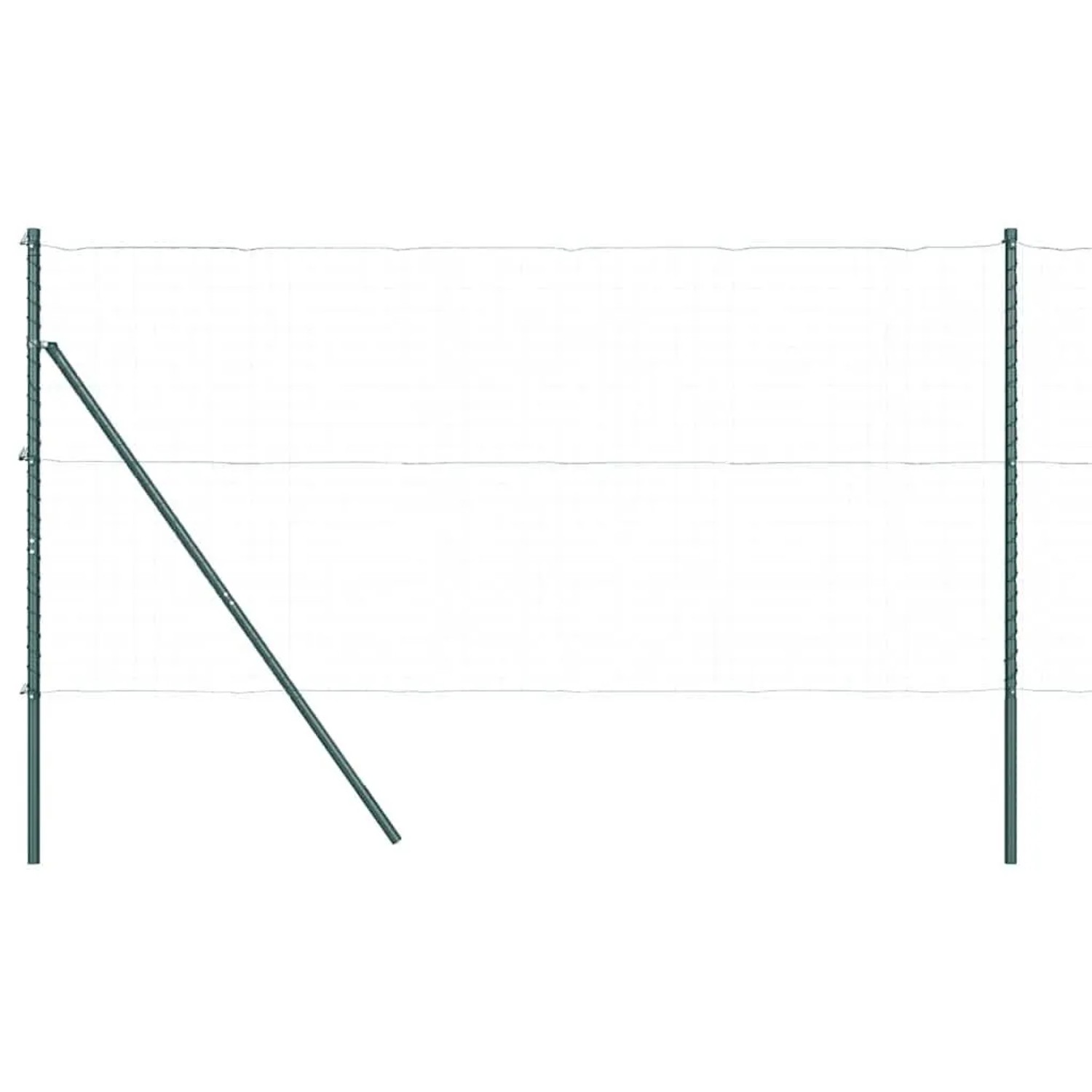 vidaXL Zaunpfosten 26 Stk Grün 3,2 x 3,2 x 210 cm 3350125 günstig online kaufen