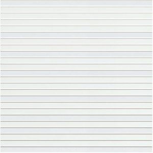 Weiße Osmo Alu-Fence Rhombus Sichtblende, 180x184 cm, für modernen Sichtschutz im Garten.