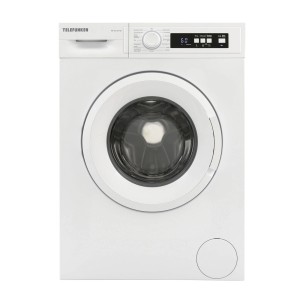 Weiße Telefunken Waschmaschine, Frontlader, 5 kg, 1000 U/Min, 15 Programme.