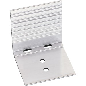 Abschluss- und Haltewinkel aus Alu für Schraubprofile, 5 Stück, Zubehör für Kunststoffbedachung.