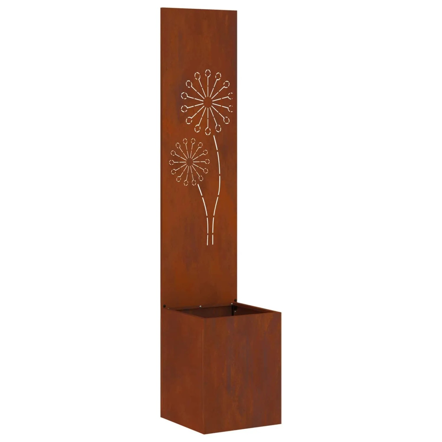 vidaXL Garten Sichtschutz-Leinwand Rostig 32 x 32 x 150 cm 876391