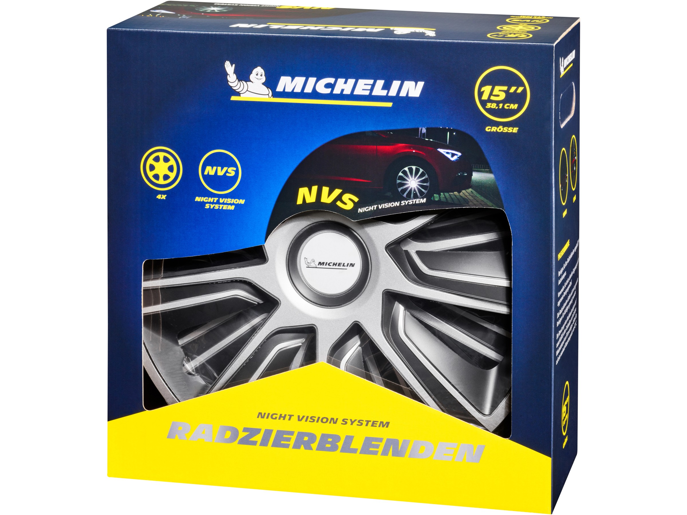 Michelin Radzierblenden Typ Louise Silber/Schwarz 13
