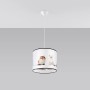 Sollux Lighting Hängeleuchte Kitty 30 mit Katzenmotiven, ideal für Kinderzimmer.