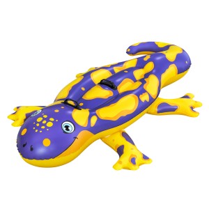 Bestway Schwimmtier Splashing Salamander, lila-gelb, 191x119 cm, ab 3 Jahren.