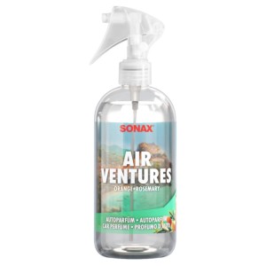 Sonax Autoparfüm AirVentures Orange & Rosmarin, 300ml Flasche.