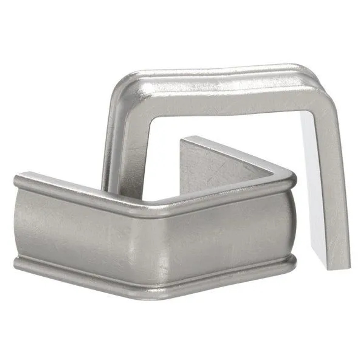 FeNau Bund 100 Stück Material 16x4 mm Innenmaß 25x26 mm Stahl Roh S235JR