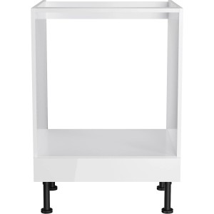 Optifit Herdumbau Arvid986, 60 cm breit, weiß, für Kochfeld und Backofen.
