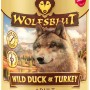 Wolfsblut Hunde-Nassfutter Wild Duck & Turkey Adult, Ente und Truthahn mit Kartoffeln im Detail.