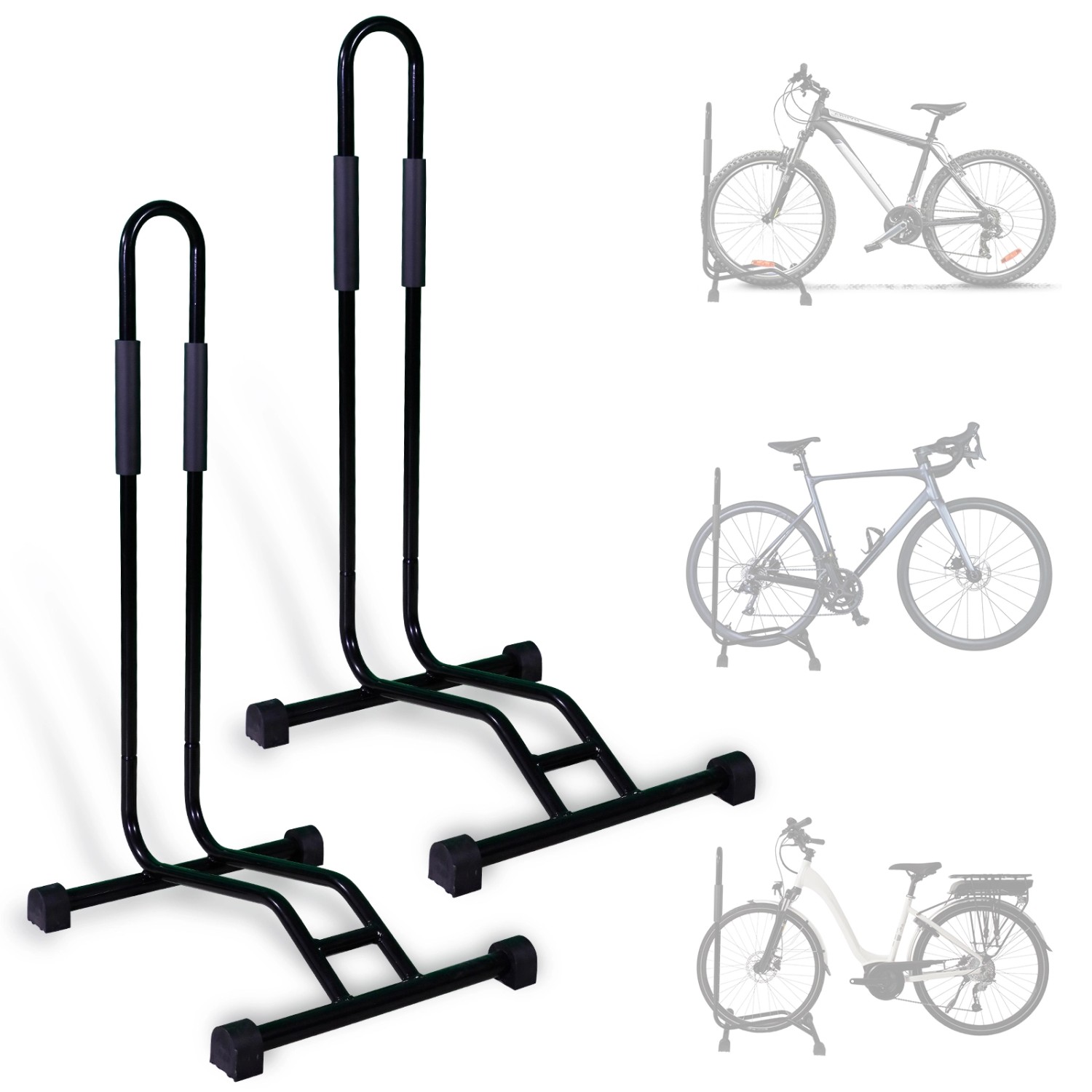 CCLIFE Fahrradständer Boden Radständer 2 Stück für 29 Zoll Fahrrad mit Reif günstig online kaufen