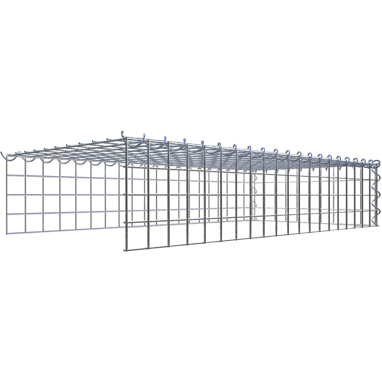 Gabiona Gabione-Anbaukorb Typ 4 20 x 100 x 50 cm Maschenw 5 x 5 cm