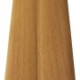 Selbstklebender Knickwinkel aus Buche, 18x18 mm, 5 m Länge. Ideal für Sockelleisten und Kanten.