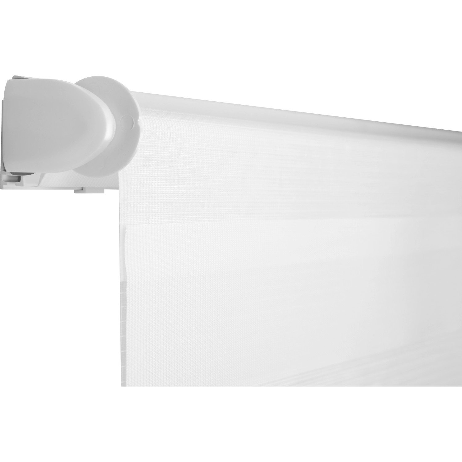 Weißes Vario-Rollo Sedano, 80x150 cm, für variable Lichtregulierung im Raum.