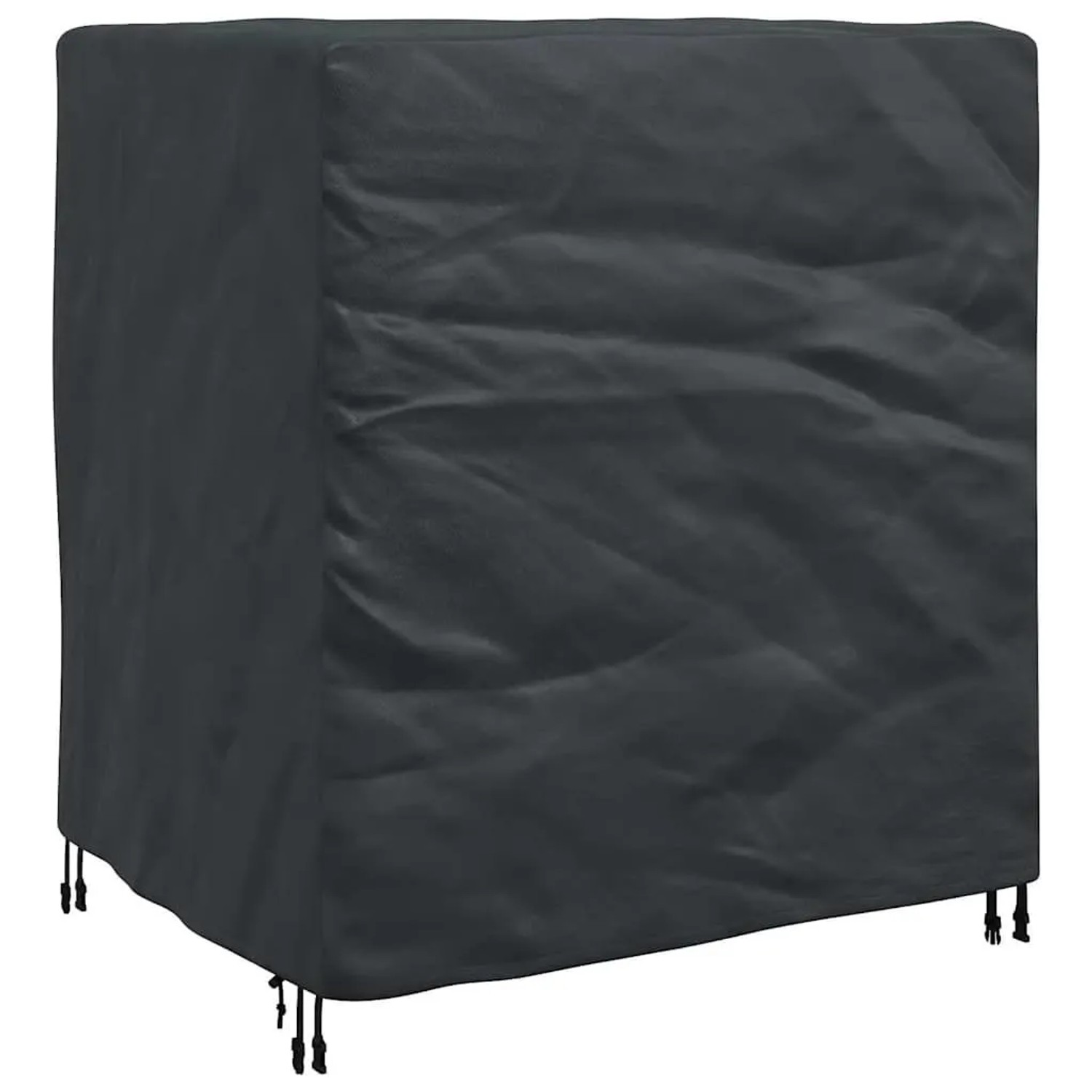vidaXL Möbelbezug Uni Schwarz 116 x 100 x 120 cm 600D 4105713 günstig online kaufen