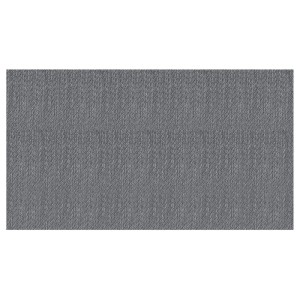 Grauer KARAT Outdoor Teppich Geona, wetterfest und stilvoll, 90x1000cm.