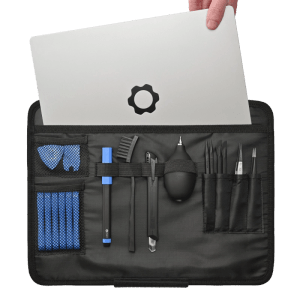 iFixit Toolkit Repair Business: Werkzeugset in Tasche mit Laptop, Reinigungs- und Öffnungswerkzeugen.