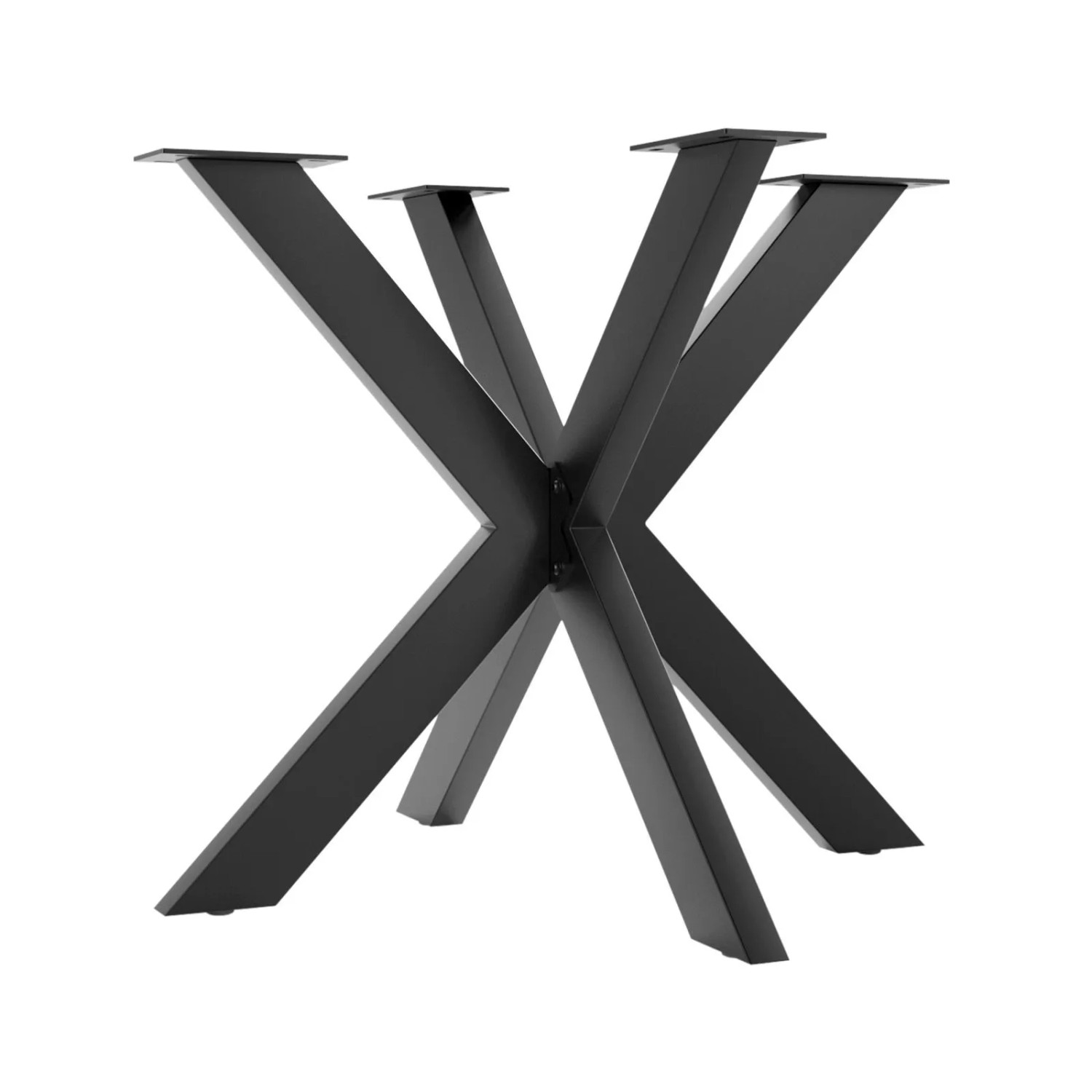 SOTECH SPIDER KD Tischgestell 850 x 850 x 710 mm Stahl Schwarz Matt Pulverbeschichtet Belastbar Bis 250 kg