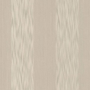 Beige Streifen Tapete mit matter Textiloptik von PROFHOME, 0,53x10,05m.