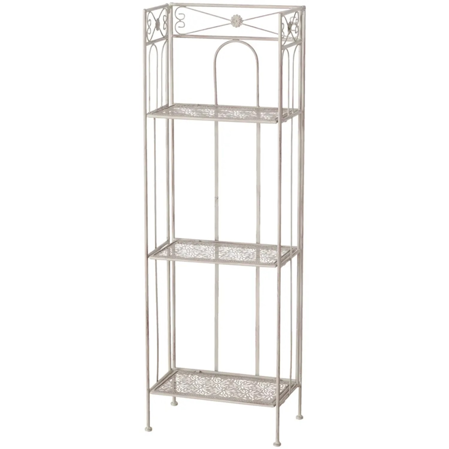 Boltze Regal Morio 120 cm x 40 cm x 25 cm Grau