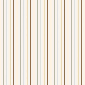 Little Dutch Vliestapete mit Vintage Streifen in Rosa, Orange, Beige und Blau.