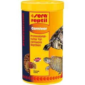 Sera Reptil Professional Carnivor Nature, Ergänzungsfutter für carnivore Reptilien im 1.000 ml Behälter.