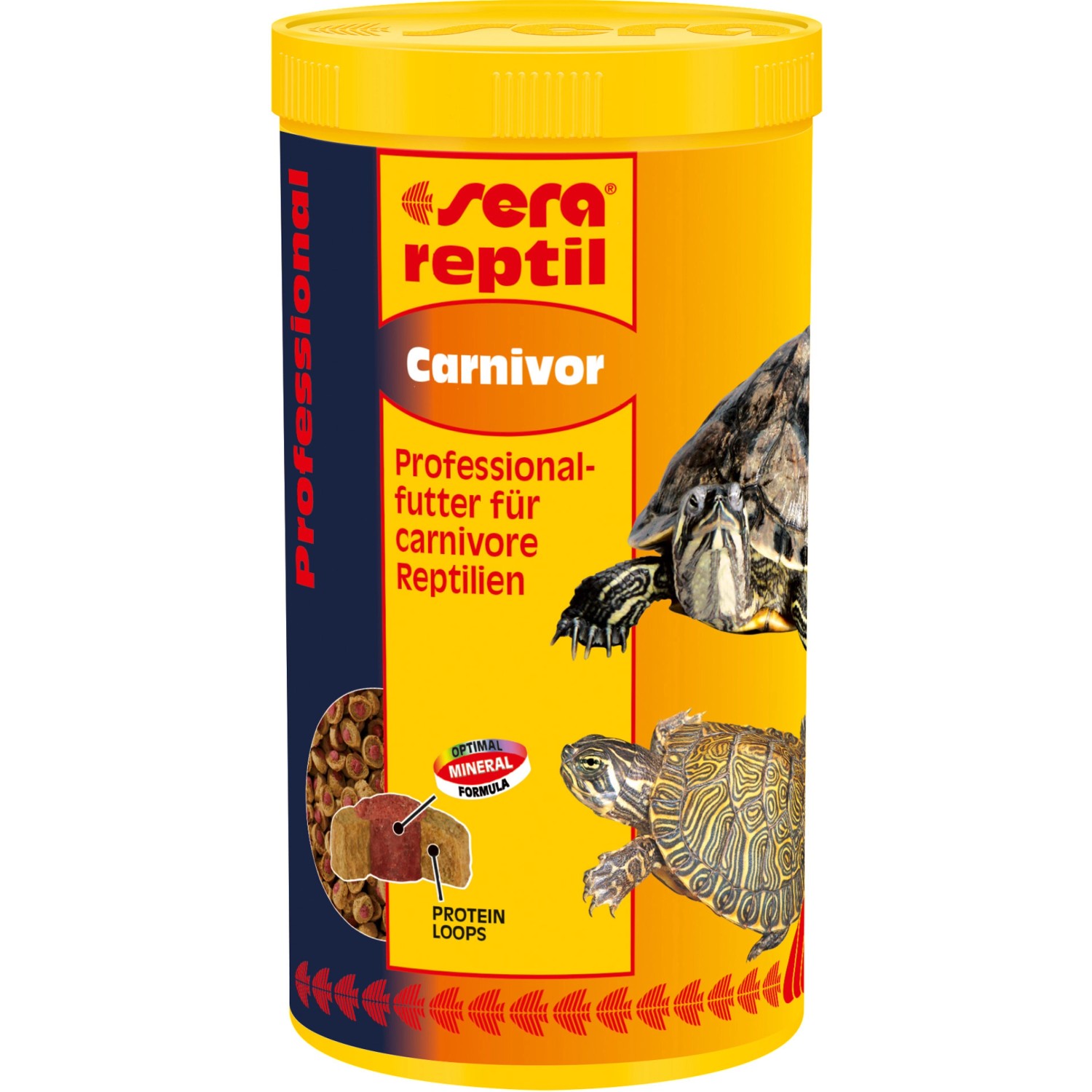 Sera Ergänzungs-Reptilienfutter Reptil Professional Carnivor Nature 1.000 ml (31