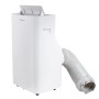 Midea Mobile Klimaanlage Silent Cool 26 Pro in Weiß mit Abluftschlauch.