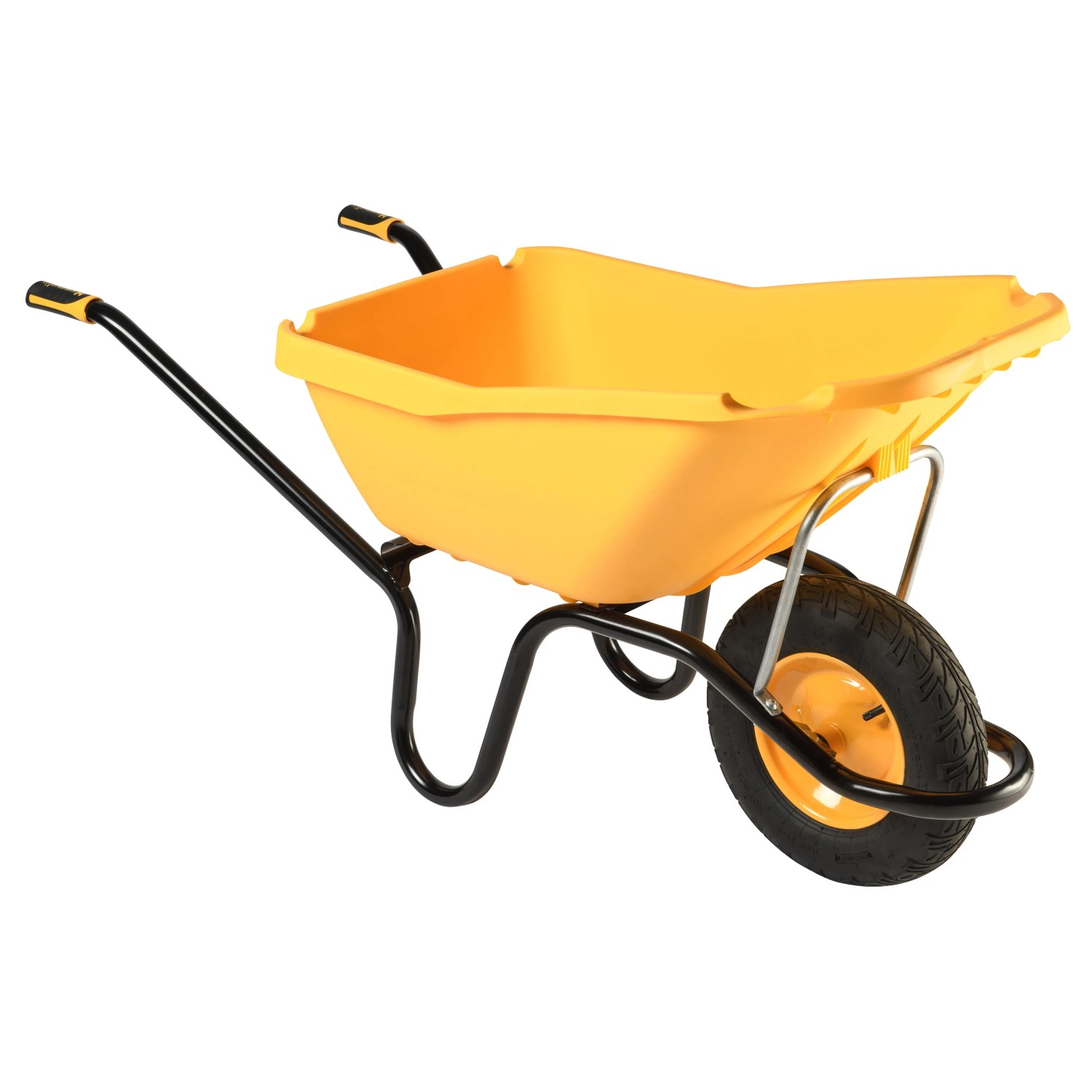 Haemmerlin Schubkarre Pick Up 110 l Gelb Kunststoffmulde Luftrad